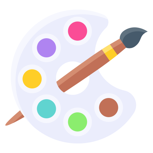 tavolozza di colori Generic Flat icona