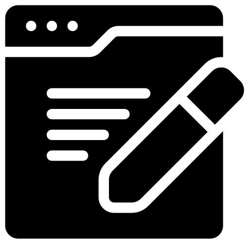 blogger Generic Glyph Icône