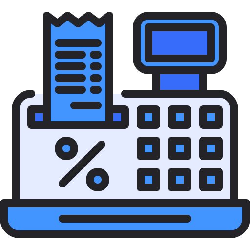 Cash register Generic Outline Color icon