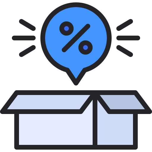 Open box Generic Outline Color icon