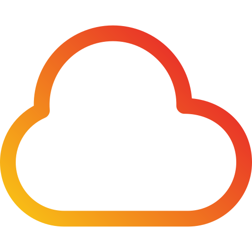 server cloud Generic Gradient icona