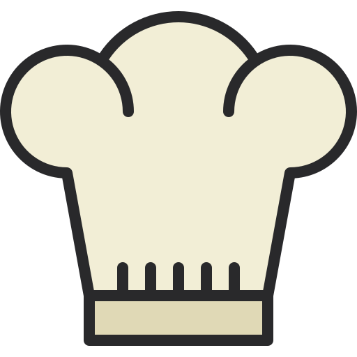 cappello da cuoco Generic Outline Color icona