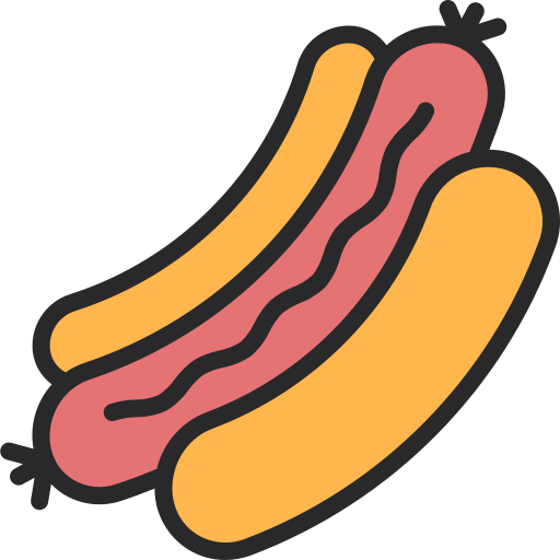 hot dog Generic Outline Color icono