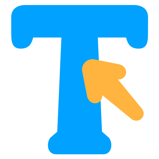 typografia Generic Flat ikona
