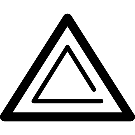 trójkąt Dreamstale Lineal ikona
