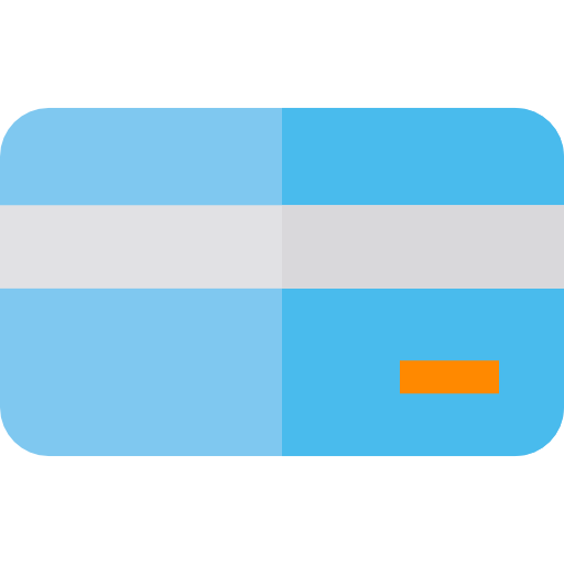 carta di credito Basic Straight Flat icona