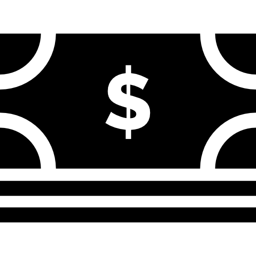 dinero Basic Straight Filled icono
