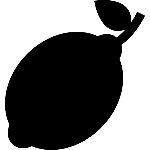 limón Basic Straight Filled icono