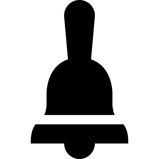 campana Basic Straight Filled icono
