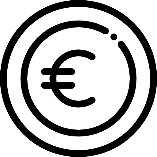moneta Detailed Rounded Lineal icona