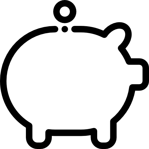 sparschwein Detailed Rounded Lineal icon