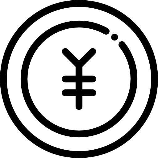 yen Detailed Rounded Lineal icon