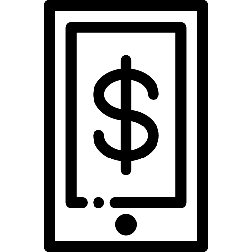 smartfon Detailed Rounded Lineal ikona