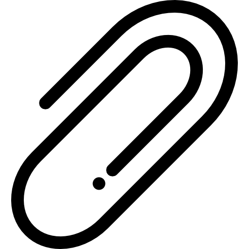 büroklammer Detailed Rounded Lineal icon
