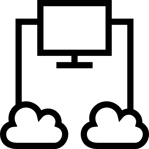 computação em nuvem Dinosoft Lineal Ícone