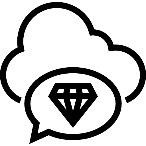chmura obliczeniowa Dinosoft Lineal ikona