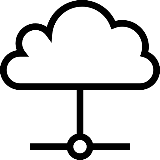 Cloud computing Dinosoft Lineal icon