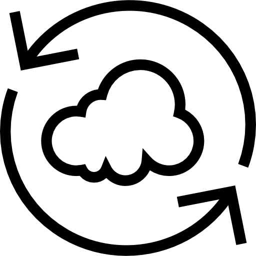 cloud computing Dinosoft Lineal icon