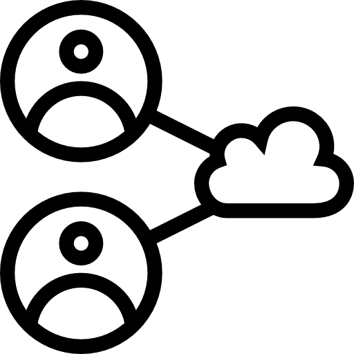 cloud computing Dinosoft Lineal icon