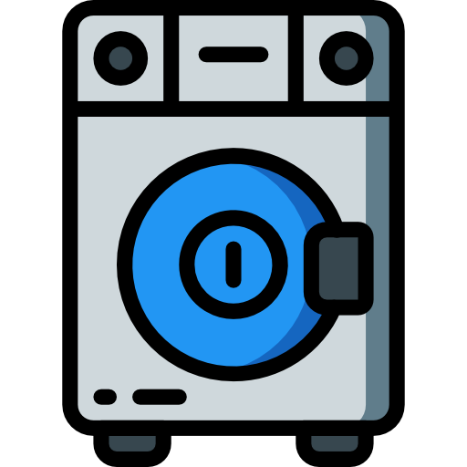 세탁기 Basic Mixture Lineal color icon