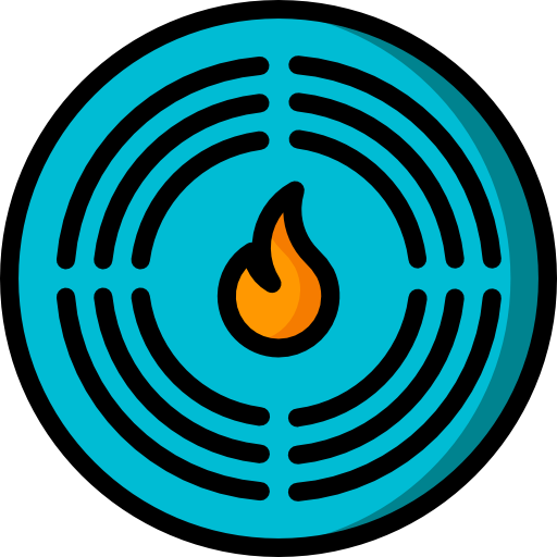 Fire alarm Basic Mixture Lineal color icon