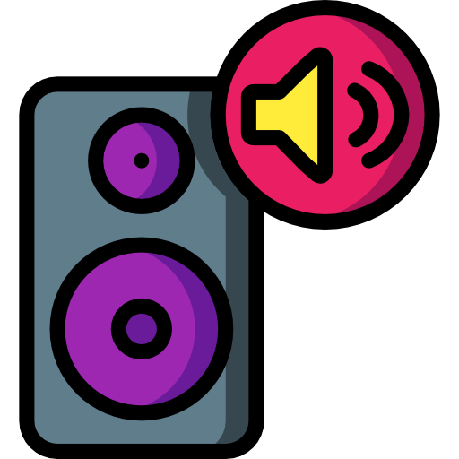 拡声器 Basic Mixture Lineal color icon