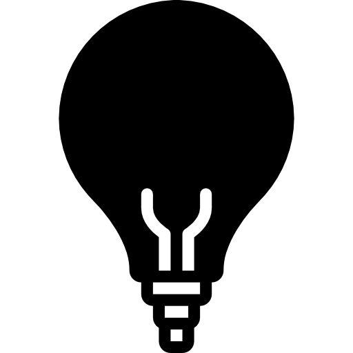 lâmpada Basic Mixture Filled Ícone