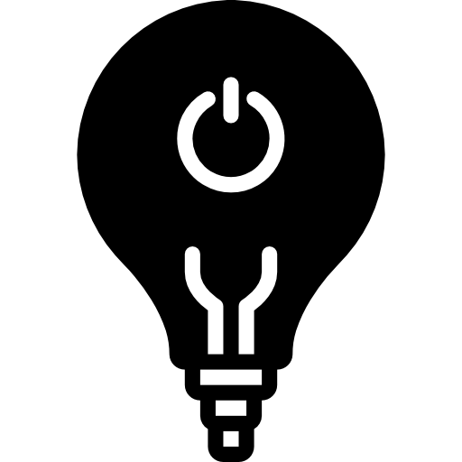 Light bulb Basic Mixture Filled icon