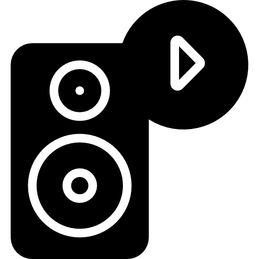 Loudspeaker Basic Mixture Filled icon