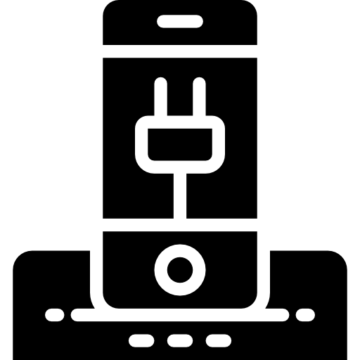 téléphone Basic Mixture Filled Icône