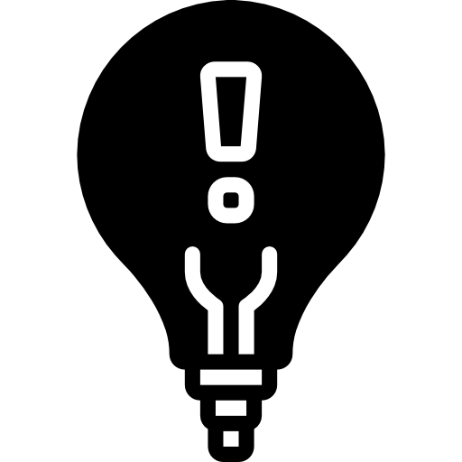 lâmpada Basic Mixture Filled Ícone