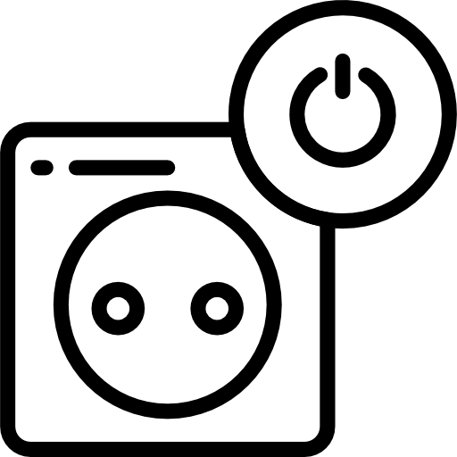 stopcontact Basic Mixture Lineal icoon