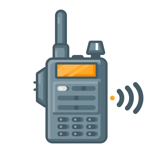 walkie talkie Generic Outline Color icon