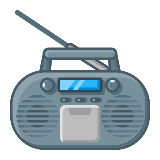 Radio tape Generic Outline Color icon