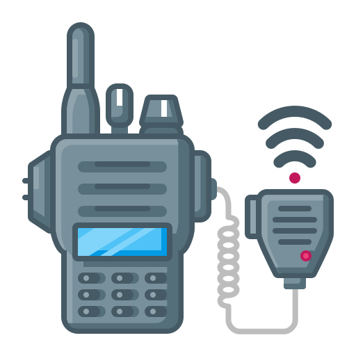 walkie talkie Generic Outline Color icono