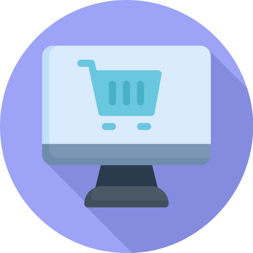 Shopping online Generic Circular icon