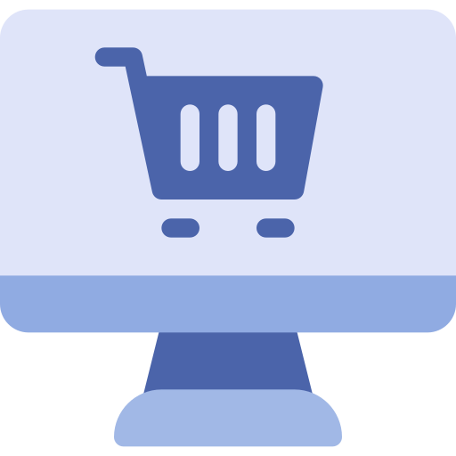 Shopping online Generic Blue icon