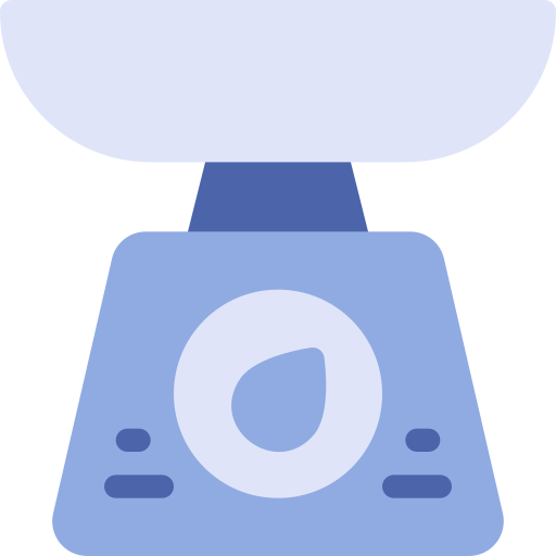 Weighing scale Generic Blue icon