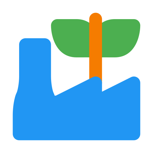 fabbrica ecologica Generic Flat icona