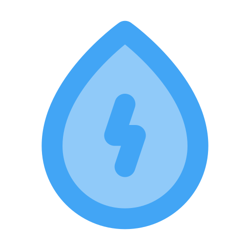 Water energy Generic Blue icon