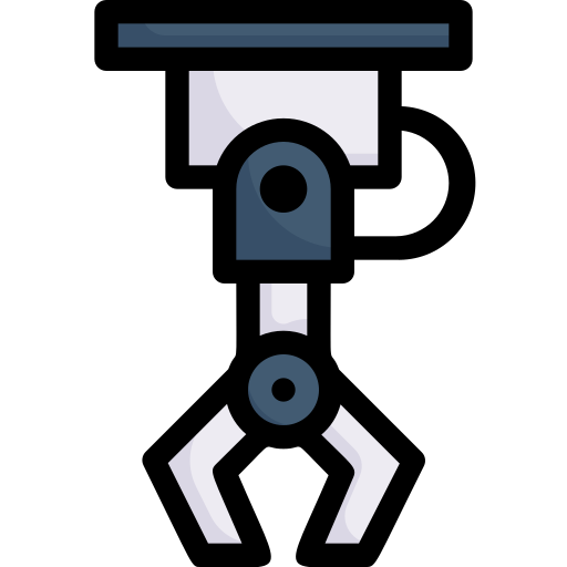 brazo robótico Generic Outline Color icono