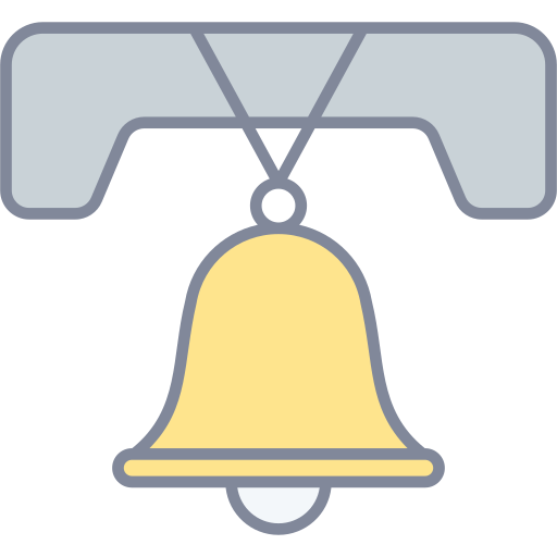 campana della libertà Generic Outline Color icona
