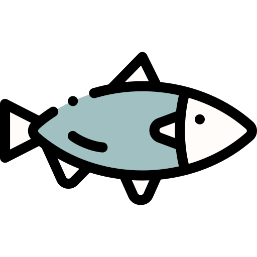 鮭 Detailed Rounded Lineal color icon