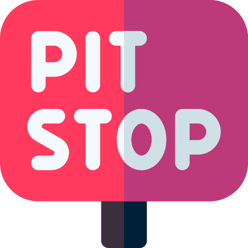 Pit stop Basic Rounded Flat icon