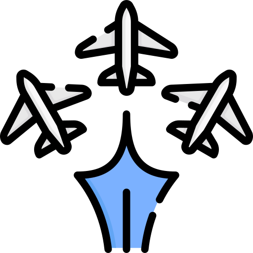 Flypast Special Lineal color icon