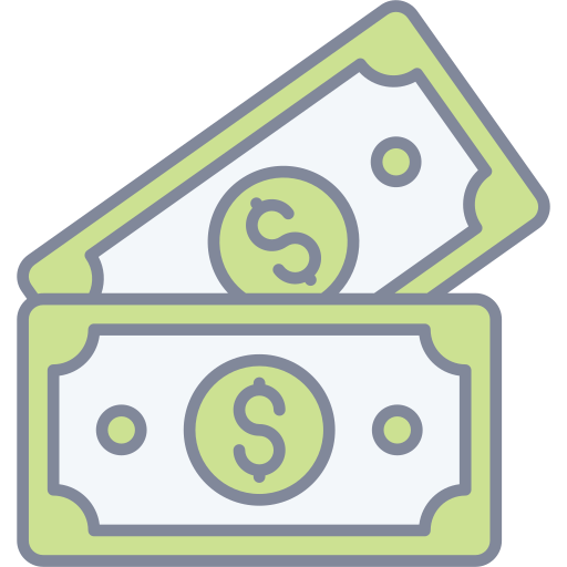 dollar Generic Outline Color icon