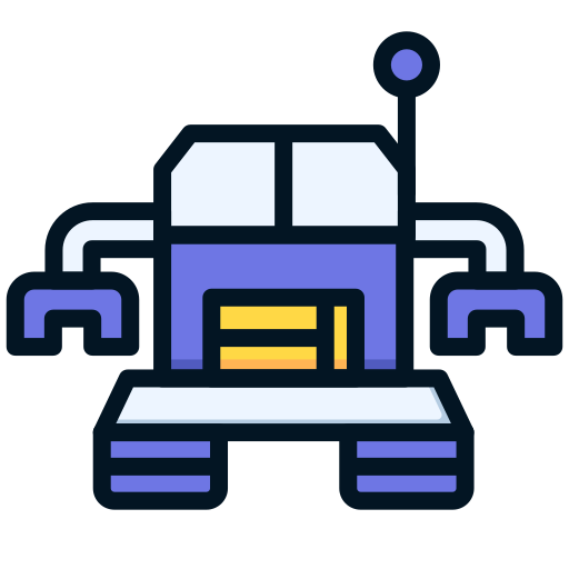 우주 로봇 Generic Outline Color icon