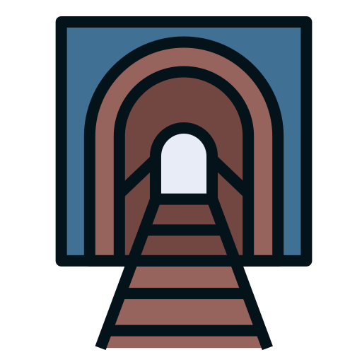 tunnel Generic Outline Color icon