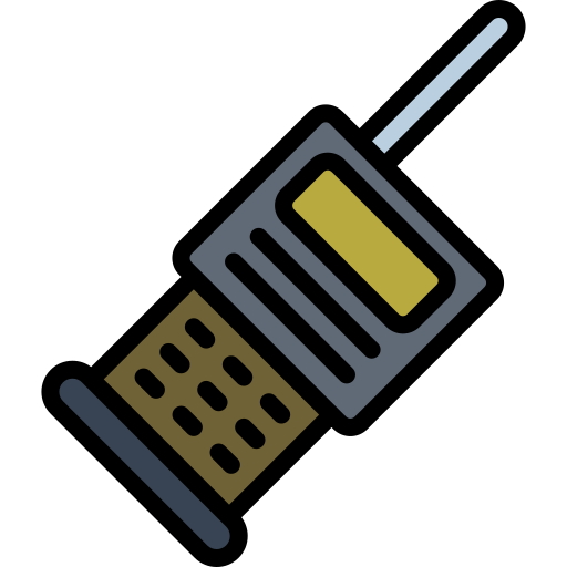 walkie-talkies Generic Outline Color icono