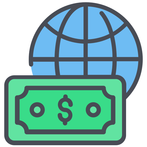 transacción monetaria Generic Outline Color icono